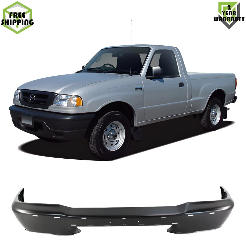 Front Bumper Face Bar Primed Steel For 2001-2008 Mazda B3000 2001-2010 B2300 Foto 1 de 4