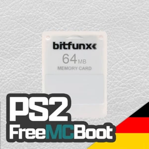 64MB Memory Card FMCB V1.966 PS2 PlayStation Free MC OPL Speicherkarte Bitfunx