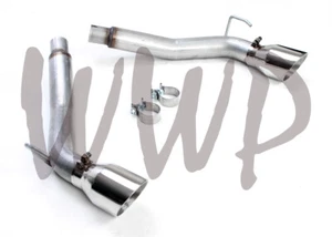 Stainless Steel Dual 3"Axle-Back Exhaust Muffler Pipe 10-15 Chevy Camaro 3.6L V6 - Bild 1 von 3