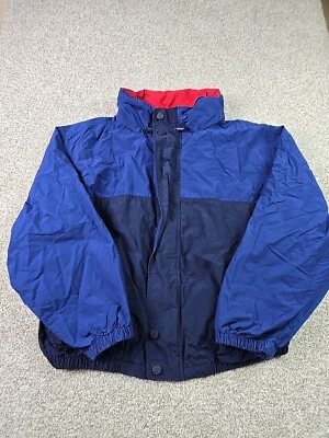 Vintage Trader Bay Coat Mens Extra Large Blue Jacket Lightly Lined Hidable Hood - Image 1 of 4