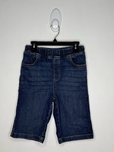 Jumping Beans Pull On Jean Shorts Boys Size 12 Knee Length Elastic Waist - Picture 1 of 4