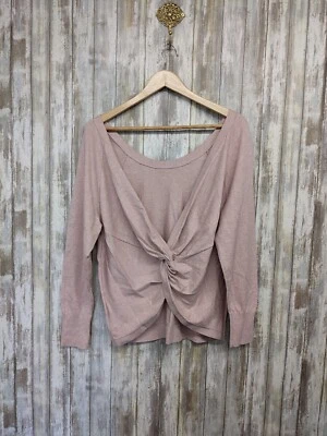 Suéter Victoria’s Secret Sport Twist espalda abierta manga larga rosa talla mediana nuevo con etiquetas Foto 1 de 4