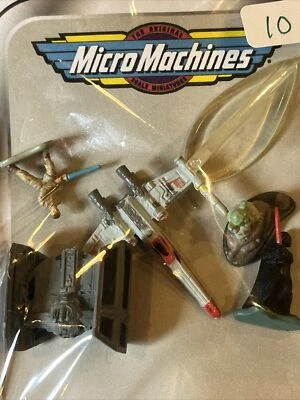 Star Wars Micro Machines Lot Of Ships Vehicles And Figures Vader Luke Yoda Tie X - Image 1 of 4
