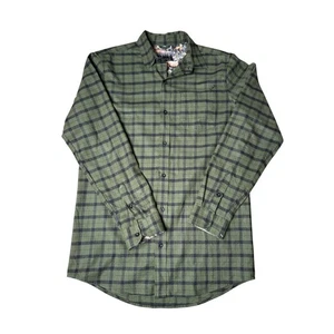 PLADRA Flannel Shirt Long Sleeve Button Up Plaid Outdoorsman L-T - Picture 1 of 7