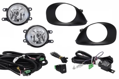 Nebelscheinwerfer für Toyota Yaris P9 2005- Nachrüst Set Kabelsatz Relais Rahmen - Bild 1 von 4
