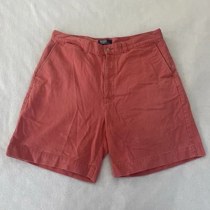Vintage Polo Ralph Lauren Shorts Herren Rosa Chino Baumwolle Twill 90er Philip Größe 34 - Bild 1 von 8