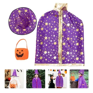 Cosplay Cape Pumpkin Basket Halloween Costumes for Kids Accessories - Picture 1 of 12