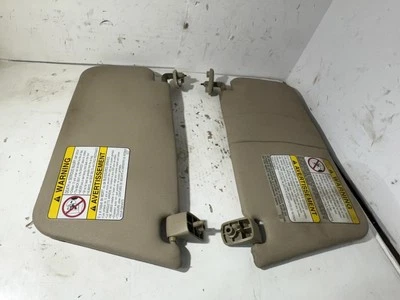 1998 2002 SUBARU FORESTER SUN VISOR SET COLOR BROWN RH LH OEM Set Driver Pass - Image 1 of 4