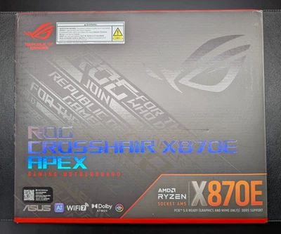 *NUEVO* Placa madre ASUS ROG Crosshair X870E Apex AMD Socket AM5 ATX DDR5 Wi-Fi 7 Foto 1 de 3