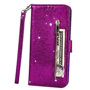 CCSmall Etui Portfel do Samsung Galaxy A51 5G dla kobiet Dziewczęca, Brokat Błyszczący - Zdjęcie 1 z 8