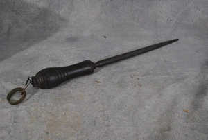 Lamson and Goodnow Holzgriff Messerschärfer/Hon 11” Stahl 15,5” OAL mit Ring - Bild 1 von 15