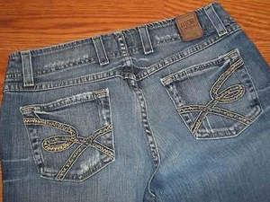 BKE Denim Distressed Jeans Size 27x 33.5 - Picture 1 of 6