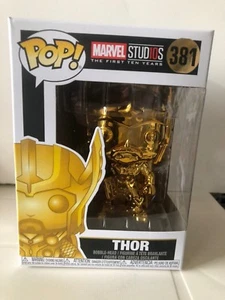 Funko THOR Marvel Studios Gold Chrome POP Vinyl (381) Neu in OVP - Bild 1 von 1