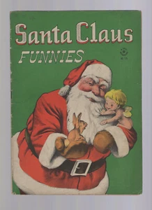 Cuatro colores #128 - Santa Claus Funnies - Dell Comics 1946 - grado medio - Imagen 1 de 2