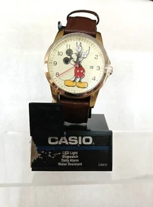 Casio Mickey MouseLuz LED, Cronómetro, Reloj Alarma Resistente al Agua ¡REBAJADO! - Imagen 1 de 4