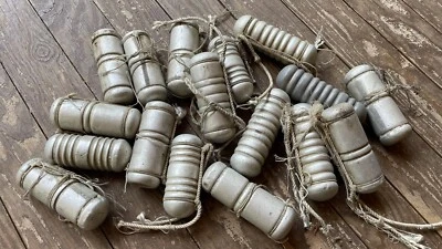 Lote De Colección Aluminio Red De Pesca Flotadores Pescador Océano Fresco Herramientas Boya Arte Foto 1 de 4