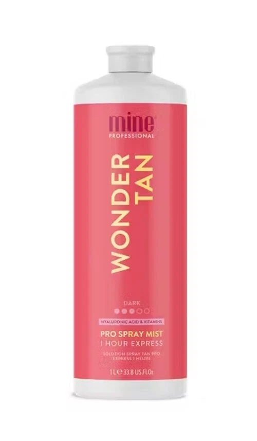 Mine Tan Professional Wonder Tan Pro Spray Mist 1 Hour Express Works Wonders