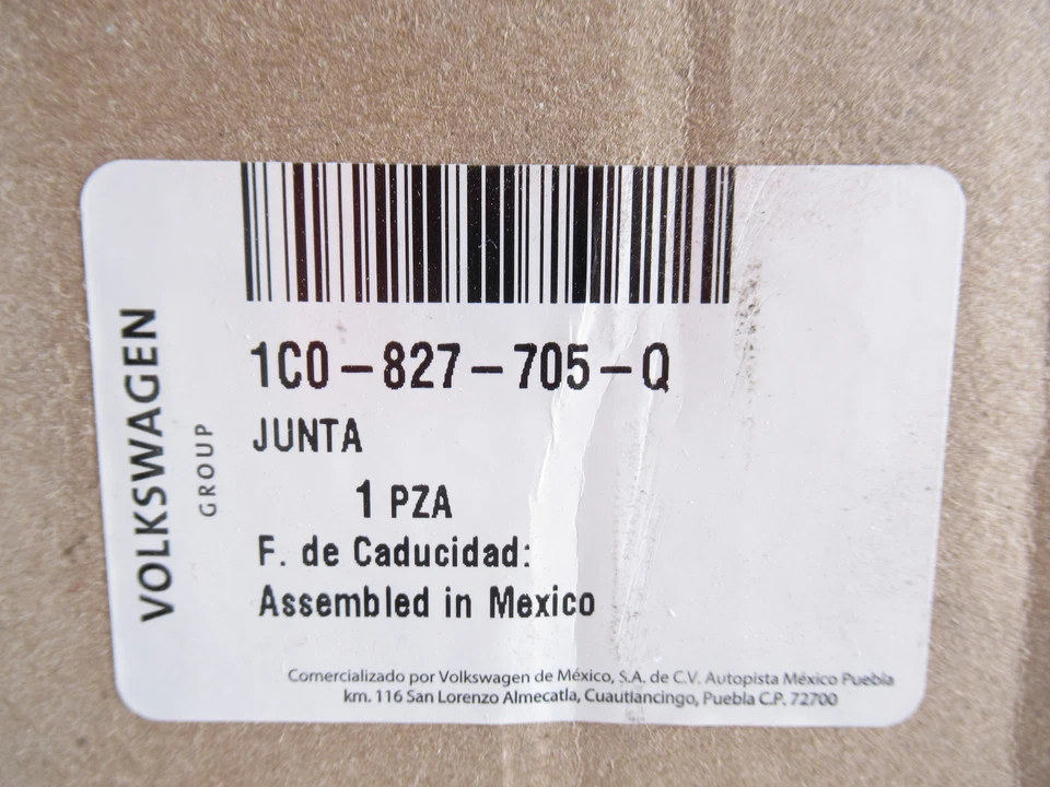 Original OEM VW 1C0-827-705-Q escotilla trasera sello de resistencia a la intemperie 1998-2010 escarabajo Foto 1 de 4