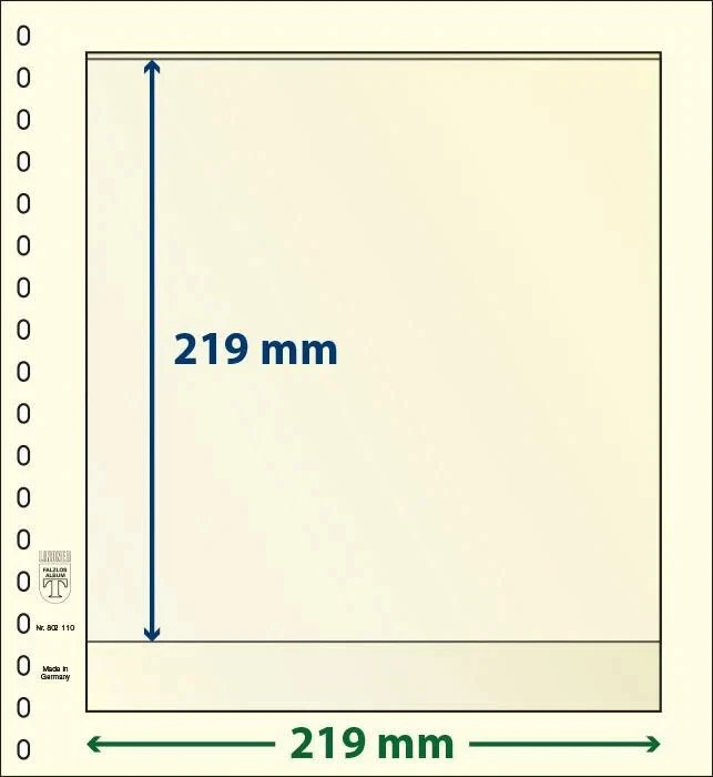 Páginas em branco Lindner T- nº. 802 110 - Imagem 1 de 1