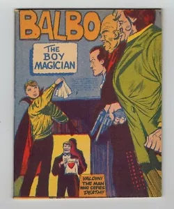 BALBO, IL RAGAZZO MAGO - POTENTE FUMETTO MIDGET - MINI FUMETTO 5 X 4 - 1943 - Foto 1 di 2