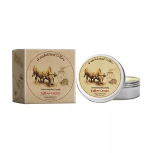 Beef Tallow for Skin -Organic Grass-Fed Whipped Beef Tallow and Honey Balm - Foto 1 di 12