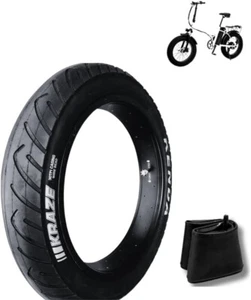 COPERTONE 20 X 4.0 1/4 (97-406) + CAMERA PNEUMATICO KENDA SLICK FAT BIKE E-BIKE - Foto 1 di 6