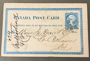 TARJETA POSTAL DE CANADÁ TEMPRANA H486 - Imagen 1 de 2