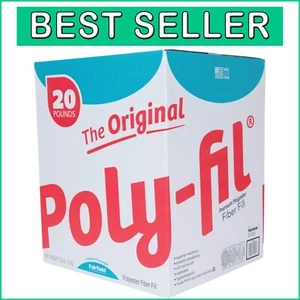 Maschinenwaschbare Poly-Fil Faserfüllung - Umweltfreundliche Füllung für Handwerk & Dekor - Bild 1 von 9