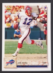 Tarjeta de fútbol americano Jim Kelly 1992 Upper Deck #566 (nuevo) - Imagen 1 de 2