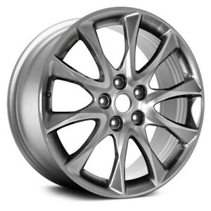 Wheel For 2019-2020 Buick Envision 19x7.5 Alloy 10 Spoke Light Smoked Silver