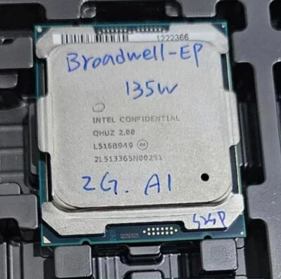 Intel Xeon E5-2698 V4 ES ( QHUZ )2.0GHz 20-Core 50MB LGA2011-3 CPU Processor - Image 1 of 3