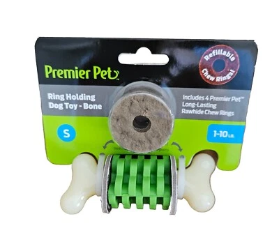 Juguete para perro Premier con anillo para mascotas - hueso • perro pequeño de 1-10 lb • recargable • nuevo en paquete Foto 1 de 2