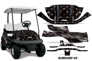 Golf Graphics Decal Stickers For Club Car Precedent I2 2004-2017 Subdued V2 - Picture 1 of 2