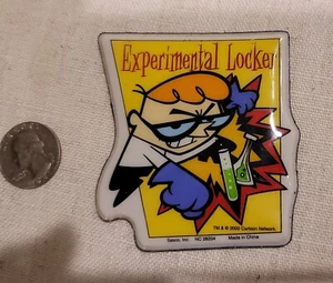 Imán de armario hinchado de laboratorio Dexter Cartoon Network sasco 2000 científico - Imagen 1 de 5