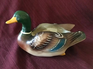 NAPCO Ceramic Duck Planter Figurine - Imagen 1 de 6