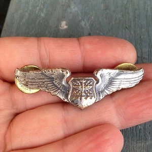 1950er Jahre United States Air Force Navigator Wings 2 Zoll Miniture Abzeichen Vanguard 1V - Bild 1 von 2