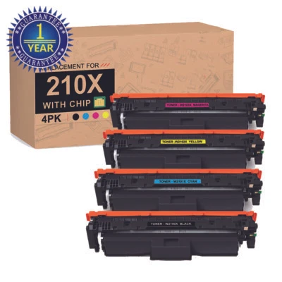 4-Pack W2100X High Yield Toner (with Chip) for HP LaserJet Color Pro MFP 4301fdw - Image 1 of 4