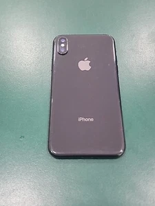 Repuesto de marco de carcasa trasera iPhone XS con piezas pequeñas - OEM Apple - Gris espacial - Imagen 1 de 4