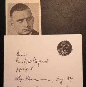 Autograph vom Kommodore des Jagdgeschwaders 300 - Bild 1 von 1