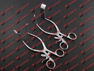 Markham Meyerding Retractor, Solid Toothed Blades Left & Right By Zaman Products - Picture 1 of 7