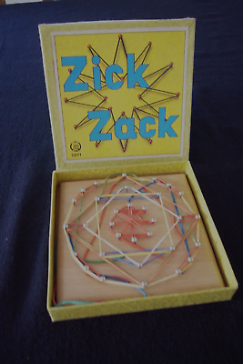 Zick Zack KFL 7011 , Altes Gesellschaftsspiel Mit Gummibändern • 6€