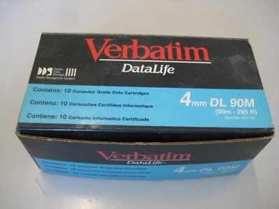 Verbatim DataLife 4mm-DL90M 10 Stück Neu - Bild 1 von 4