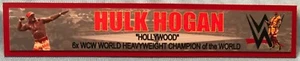 HULK HOGAN WWE FULL COLOR NAME PLATE - Picture 1 of 1