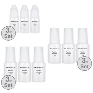 Profi TIPKLEBER 3-7,5g Nagelkleber HQ FREI Glue Pinselflasche Modellage Nägel - Bild 1 von 16
