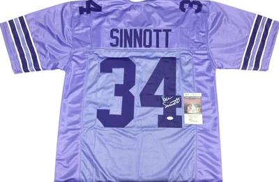 Kansas State Wildcats Ben Sinnott Signed Custom Jersey JSA Certified - Image 1 of 2