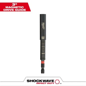 Guía de accionamiento magnético Milwaukee Shockwave Impact Duty, 3 pulgadas, modelo # 48-32-4508 - Imagen 1 de 4