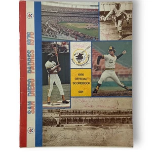 1976 San Diego Padres Souvenir Magazine - Many Autographs - Picture 1 of 1