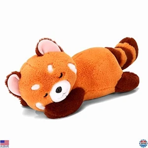 Almohada de peluche de panda rojo - Lindo juguete de peluche regalo para novia - Imagen 1 de 6