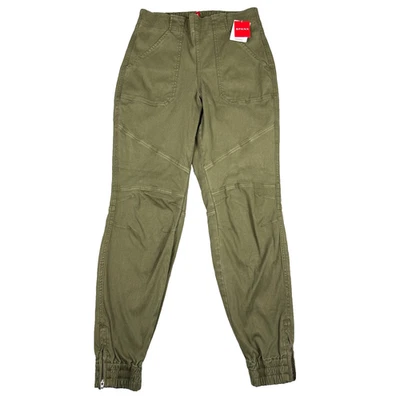 Pantalones Spanx Mujer Medio Verde Carga Jogger Elastizados Sarga Cremallera Tobillo 20319R Foto 1 de 4