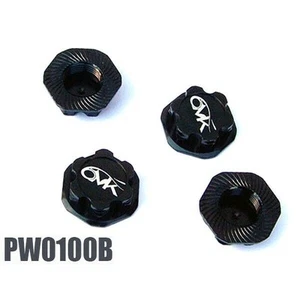 6Mik Optima Dadi Ruota Chiusi Autobloccanti Nero 1:8 Buggy - PW0100B - Foto 1 di 1